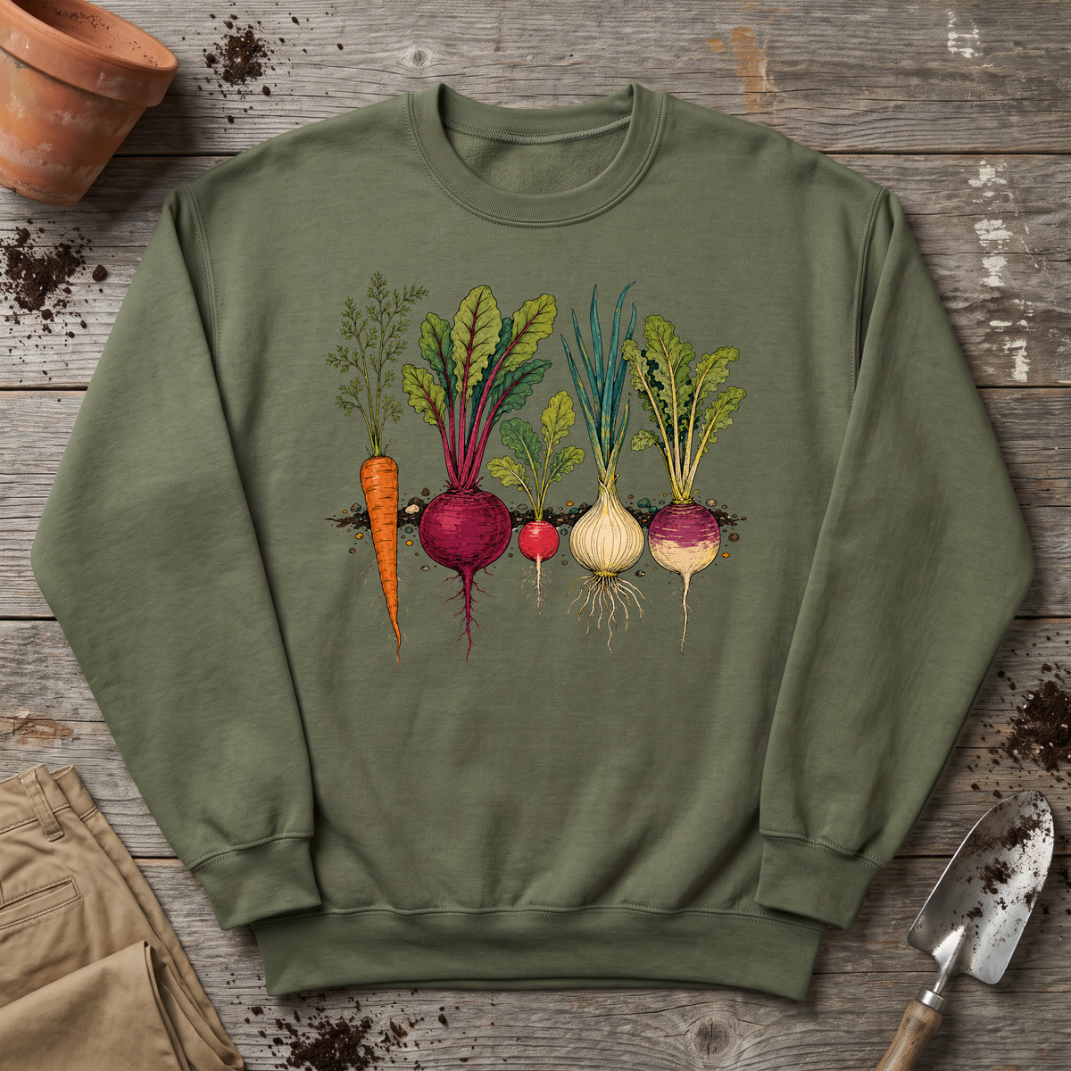 Root Vegetable Garden Sweatshirt