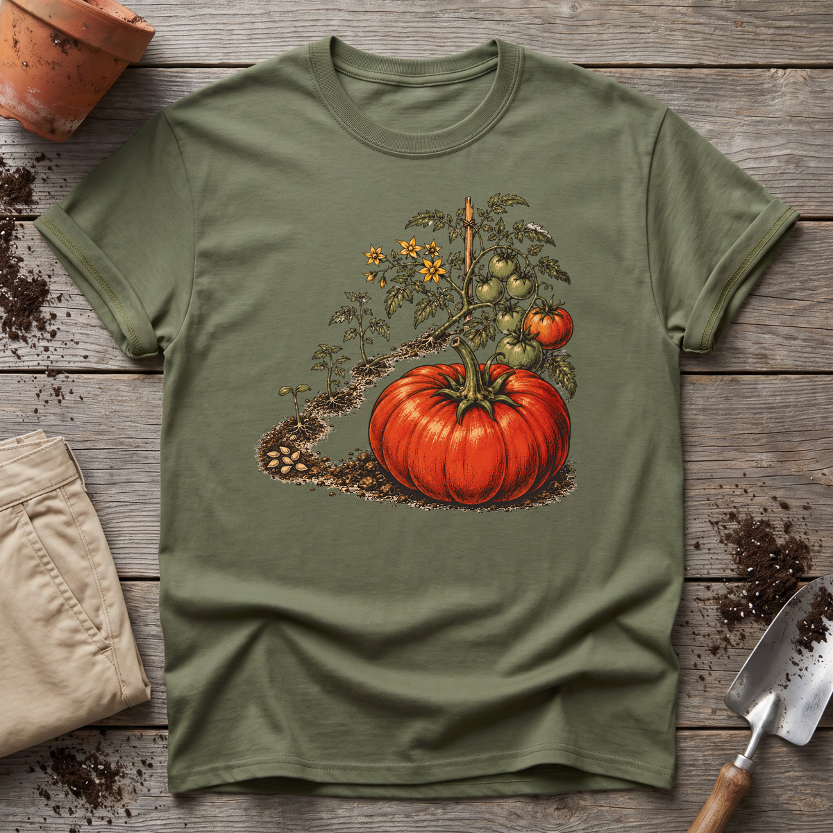 Tomato Growing Cycle T-Shirt