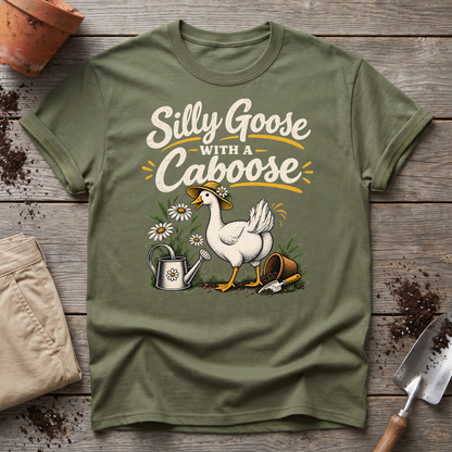 Silly Goose Caboose Garden T-Shirt