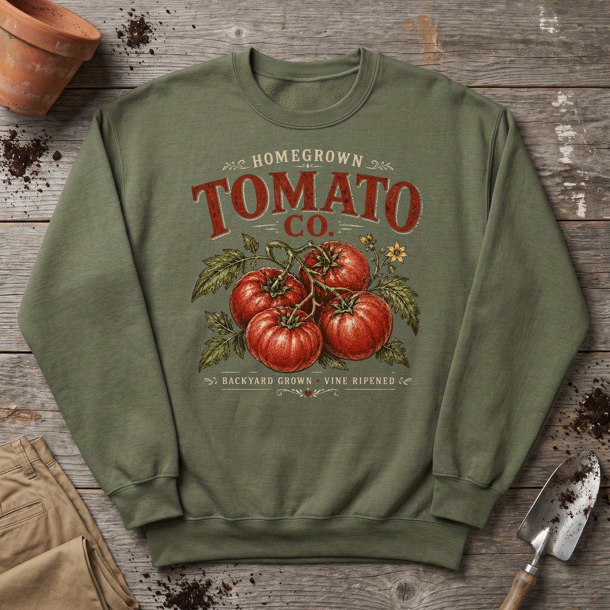 Backyard Tomatoes Sweatshirt