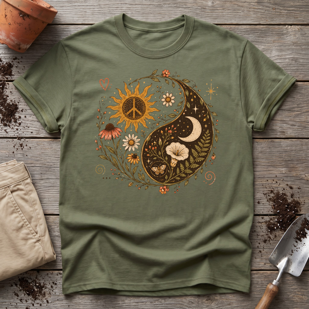 Botanical Sun & Moon T-Shirt