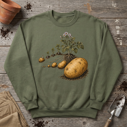 Potato Growing Cycle Sweatshirt
