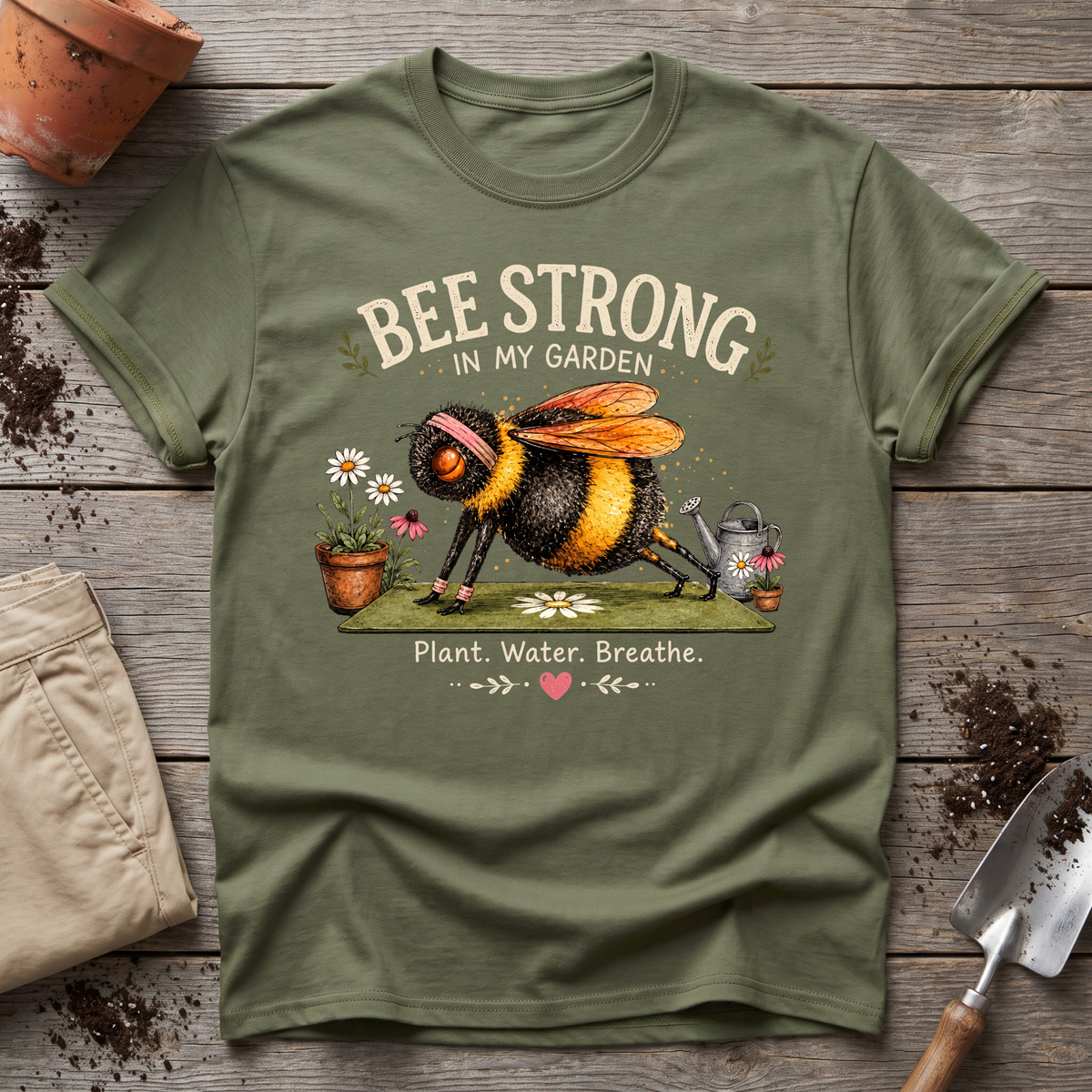 Bee Strong Garden T-Shirt