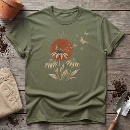 Coneflower Butterflies T-Shirt