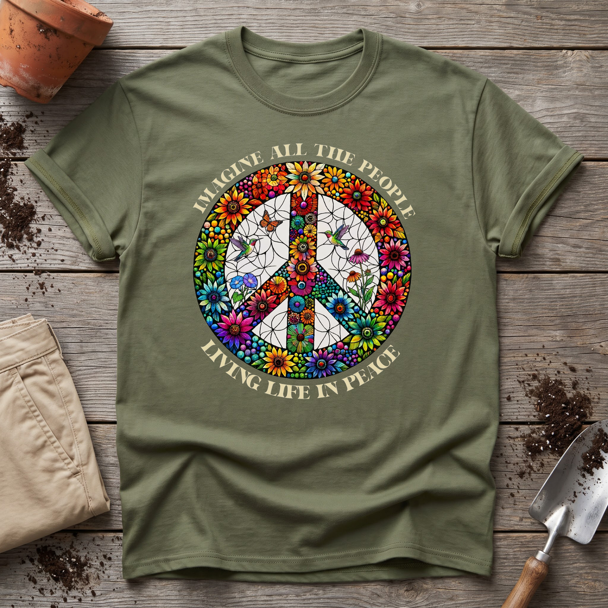 Groovy Peace Plant T-Shirt