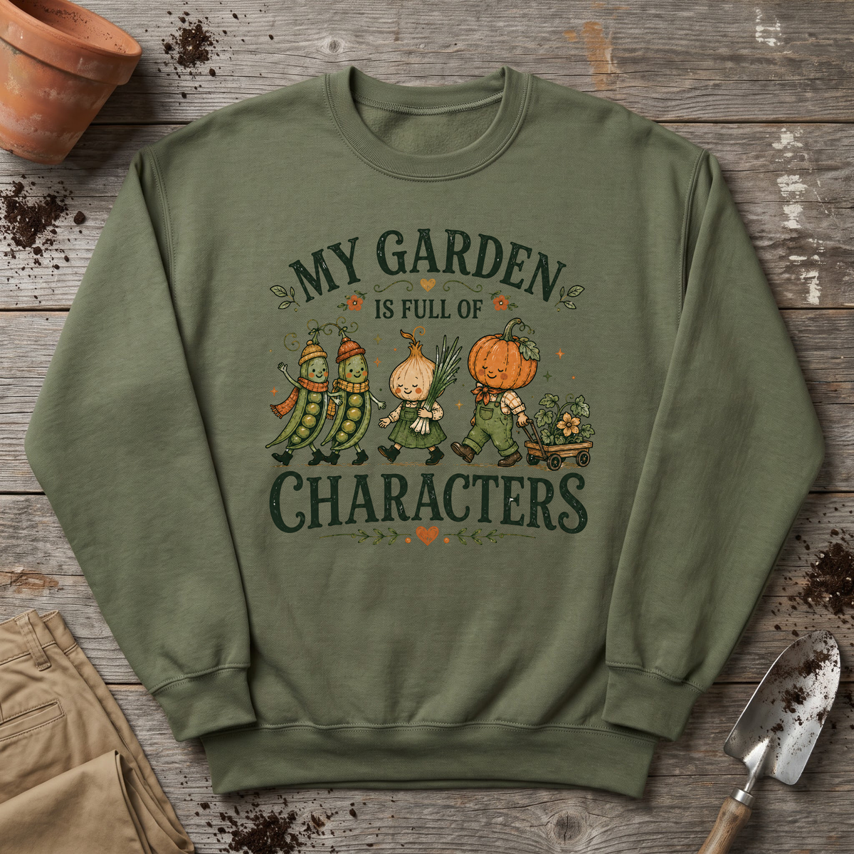 Garden Characters Sweatshirt