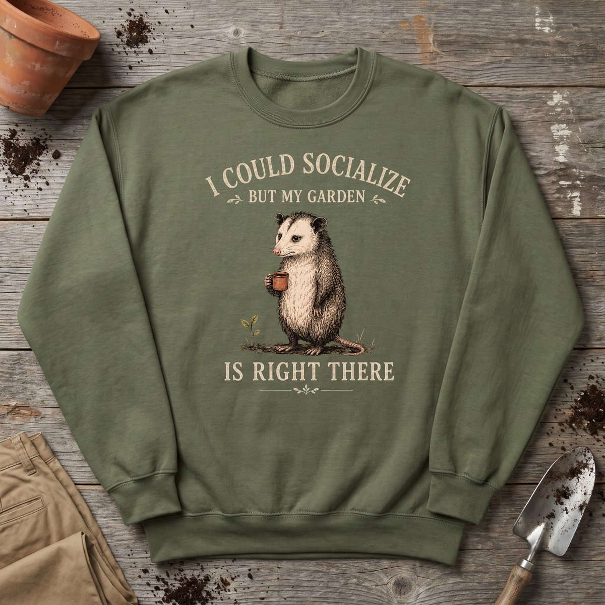 Garden Over People Sweatshirt