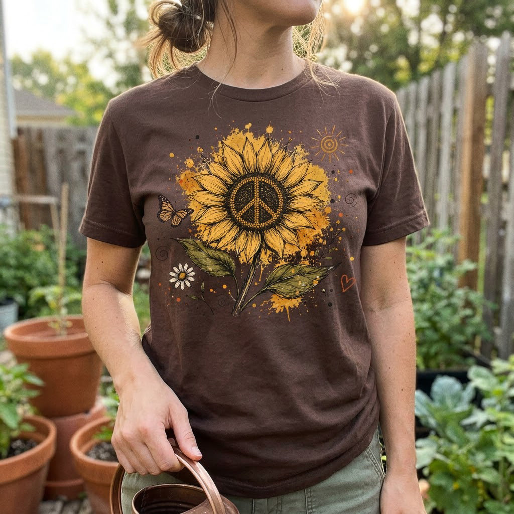Sunflower Peace T-Shirt