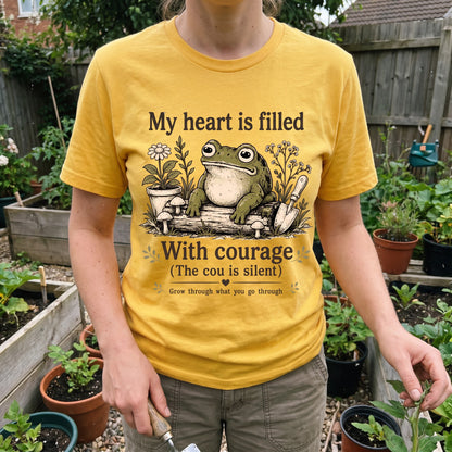 Garden Courage Frog T-Shirt