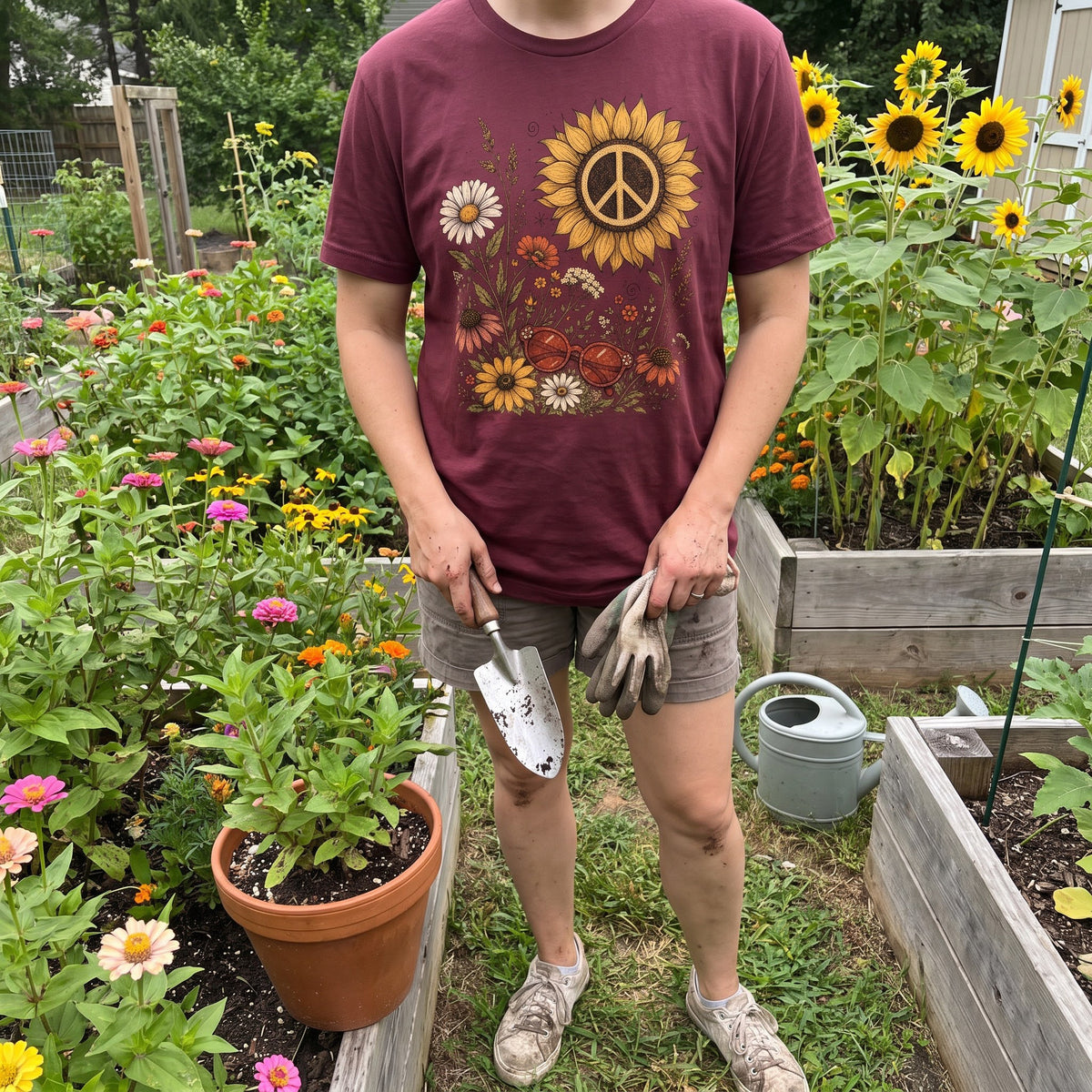 Sunflower Peace T-Shirt