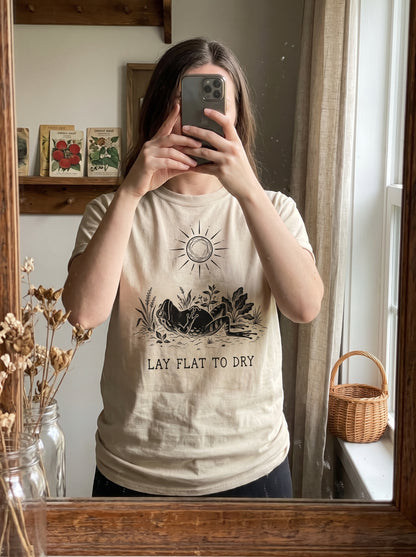 Lay Flat To Dry Frog T-Shirt