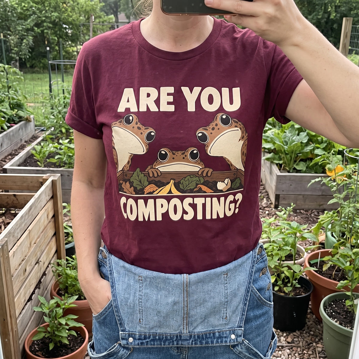 Are You Composting Frog T-Shirt