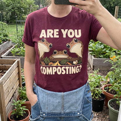 Are You Composting Frog T-Shirt