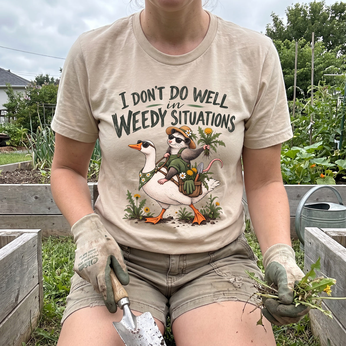 Weedy Situations Garden T-Shirt