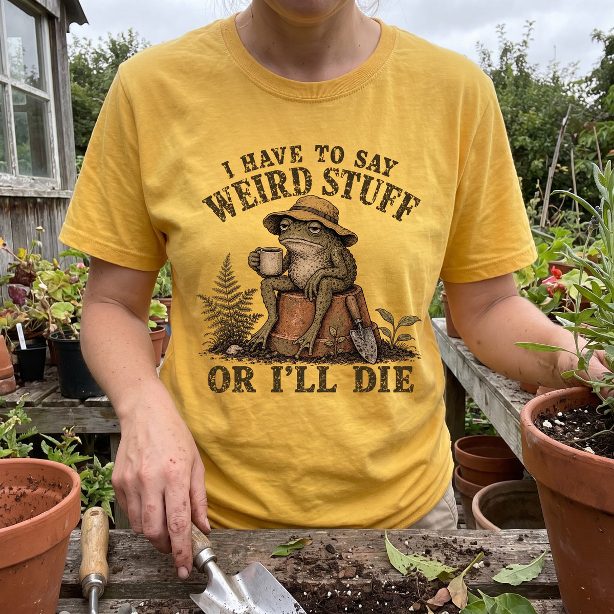Weird Garden Toad T-Shirt