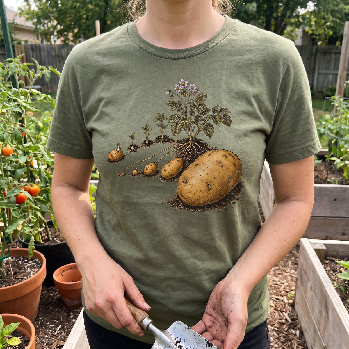 Potato Growing Cycle T-Shirt
