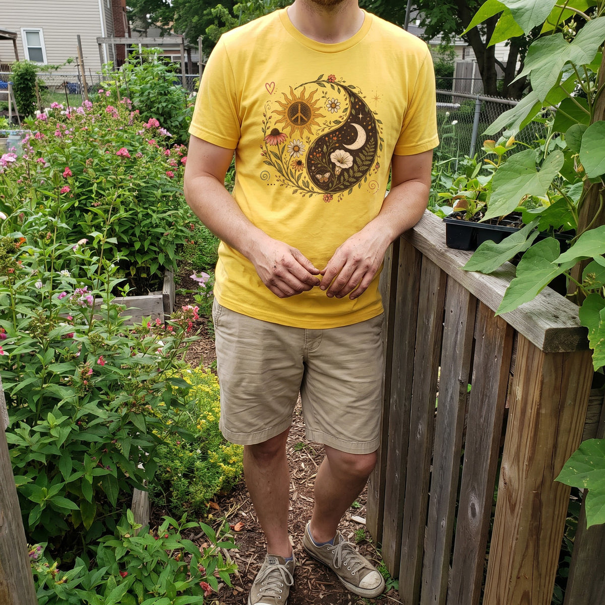 Botanical Sun & Moon T-Shirt