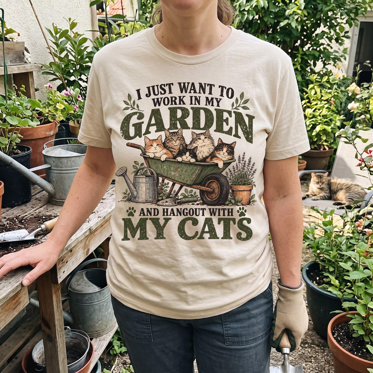 Garden Cat Life T-Shirt