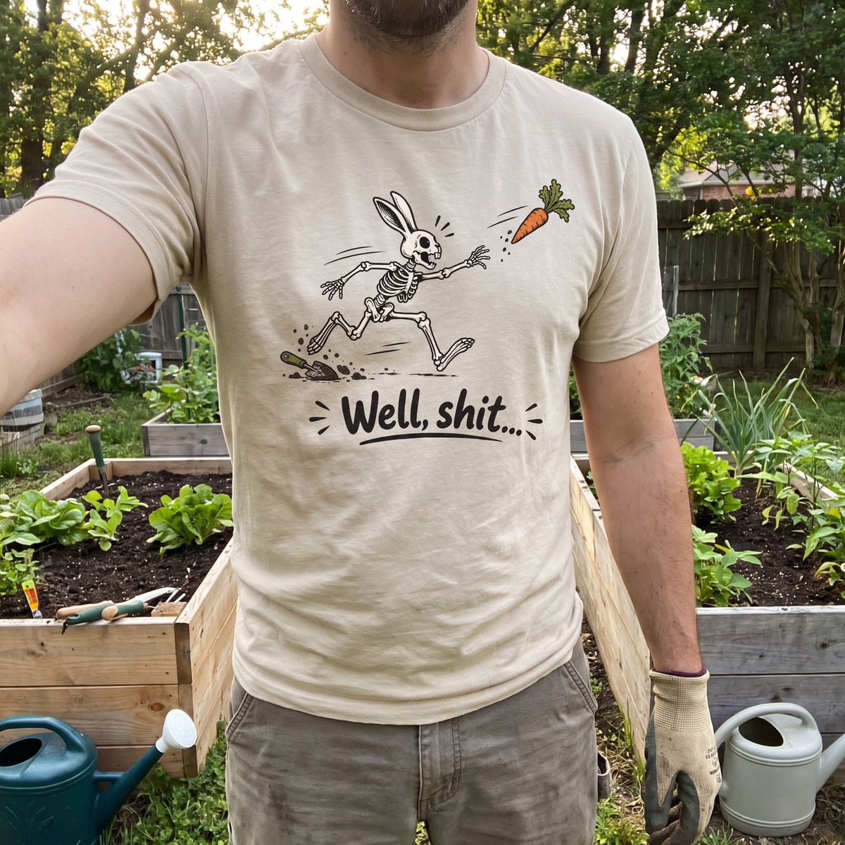 Well Shit Bunny T-Shirt