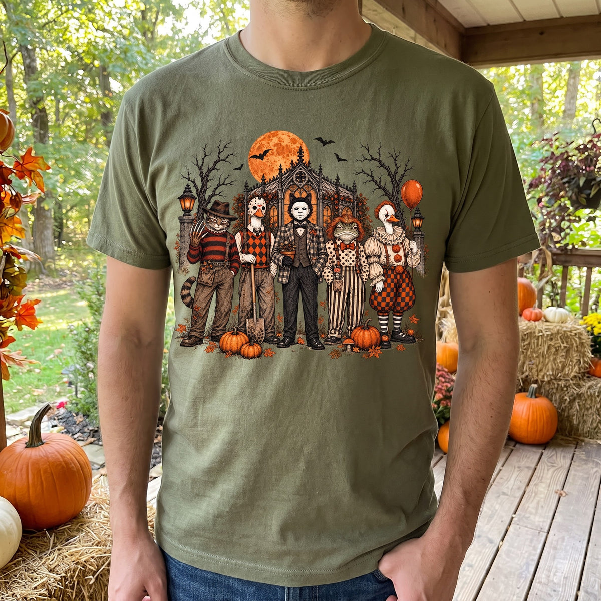 Spooky Garden Lineup T-Shirt