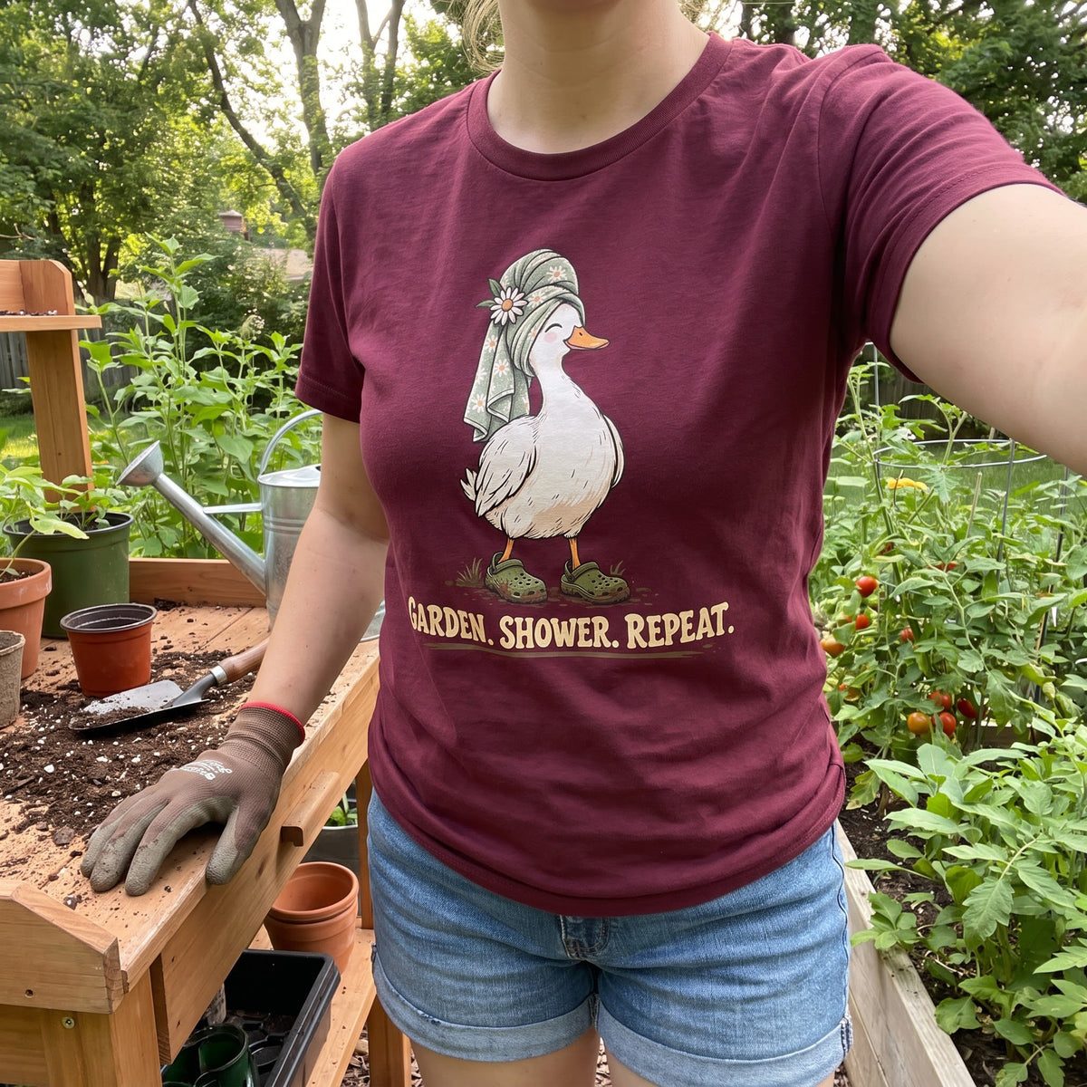 Garden Shower Repeat T-Shirt