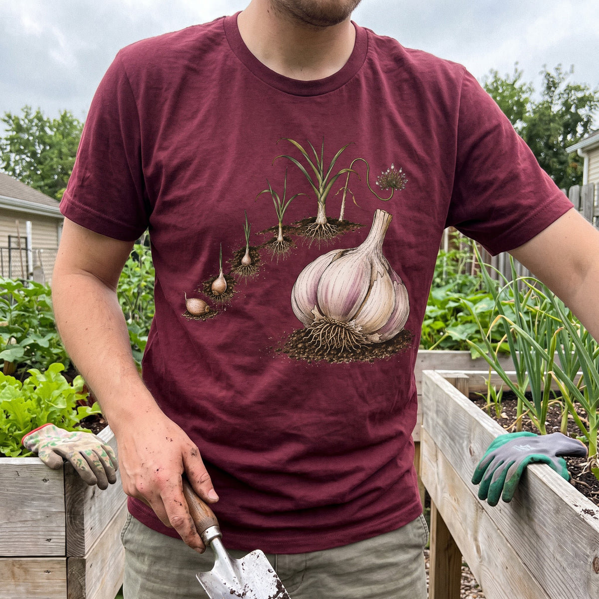 Garlic Growing Cycle T-Shirt