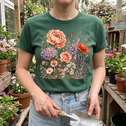 Vintage Garden Bouquet T-Shirt