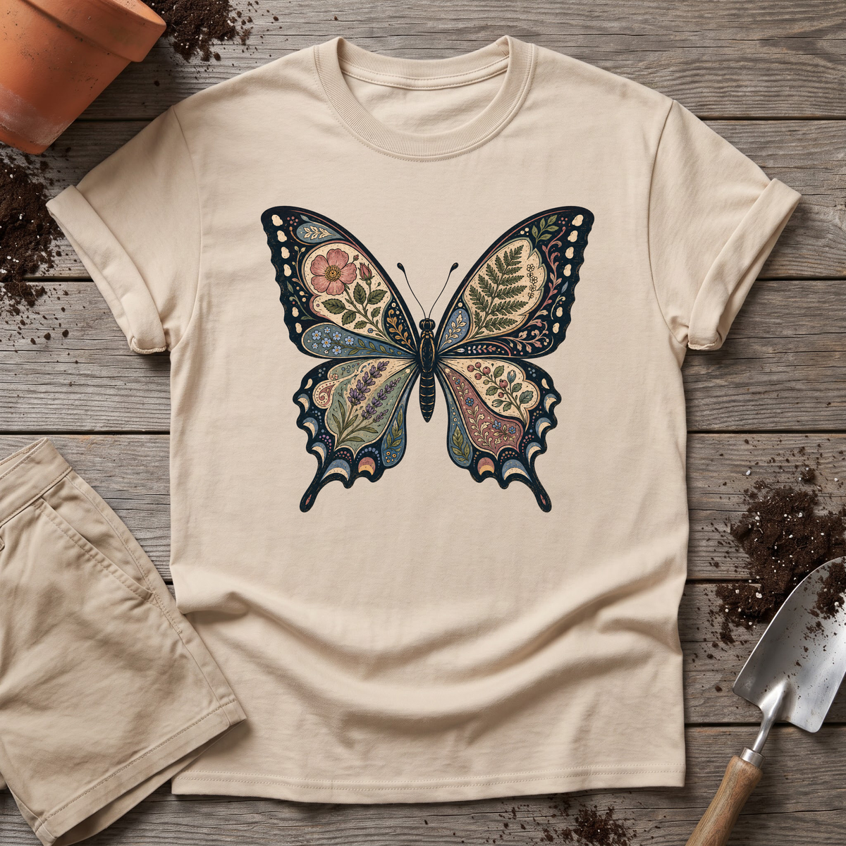 Botanical Butterfly T-Shirt