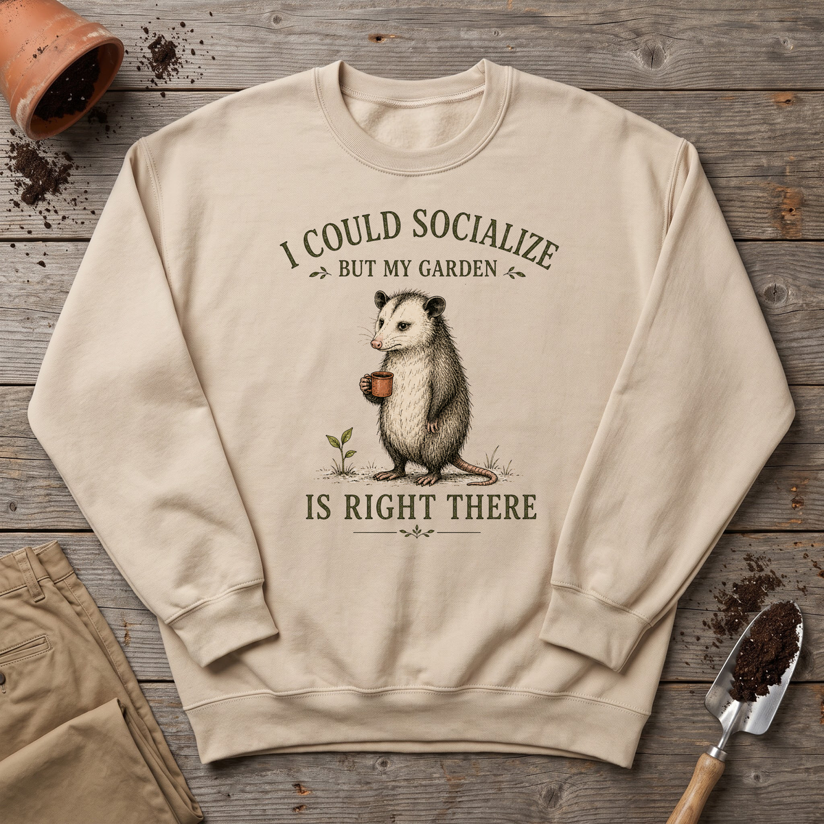 Garden Over People Sweatshirt