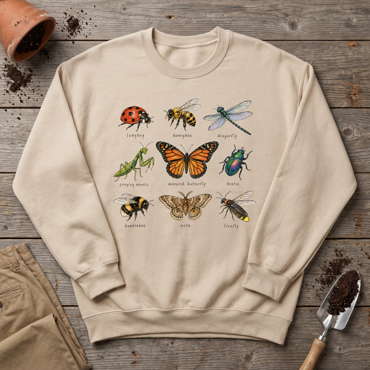 Garden Pollinators Sweatshirt