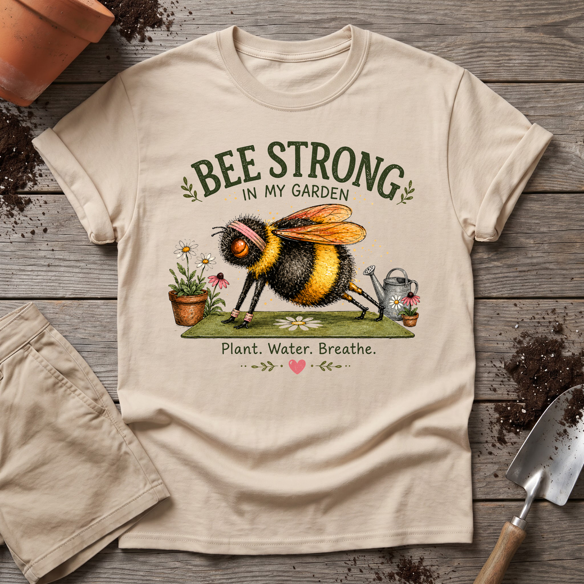 Bee Strong Garden T-Shirt