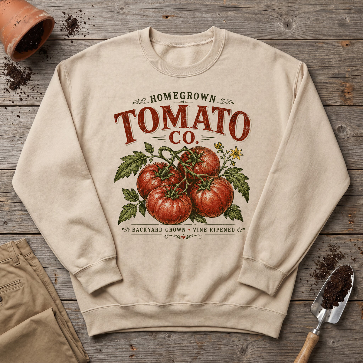 Backyard Tomatoes Sweatshirt
