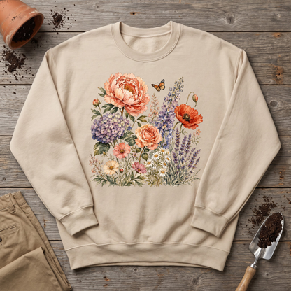 Vintage Garden Bouquet Sweatshirt
