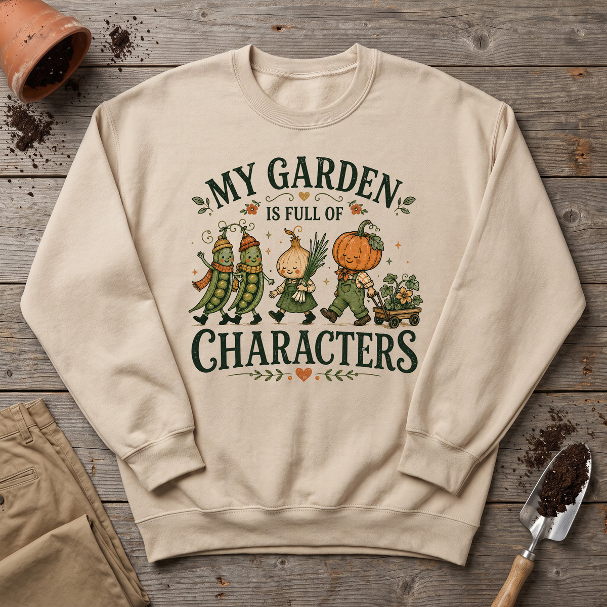 Garden Characters Sweatshirt