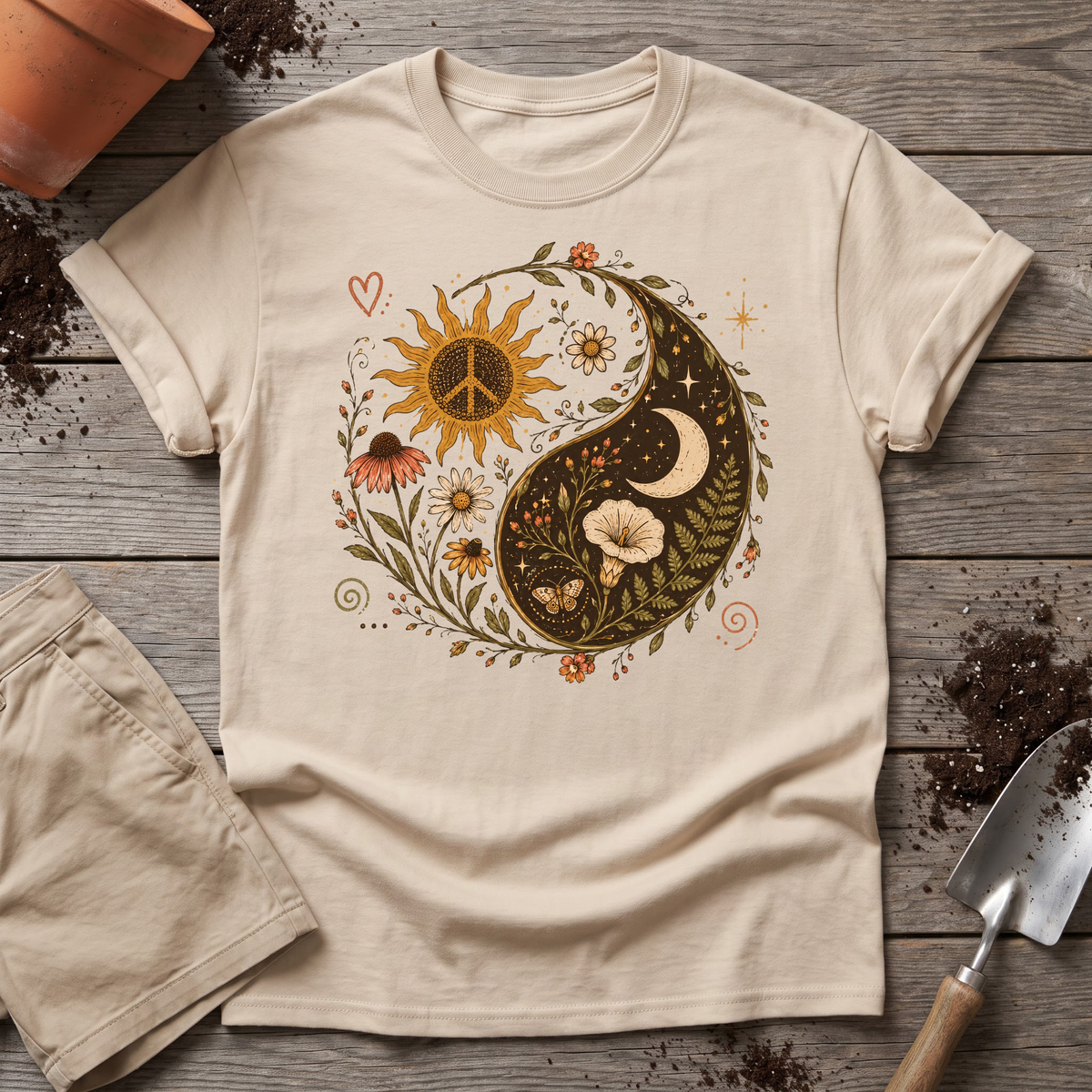 Botanical Sun & Moon T-Shirt