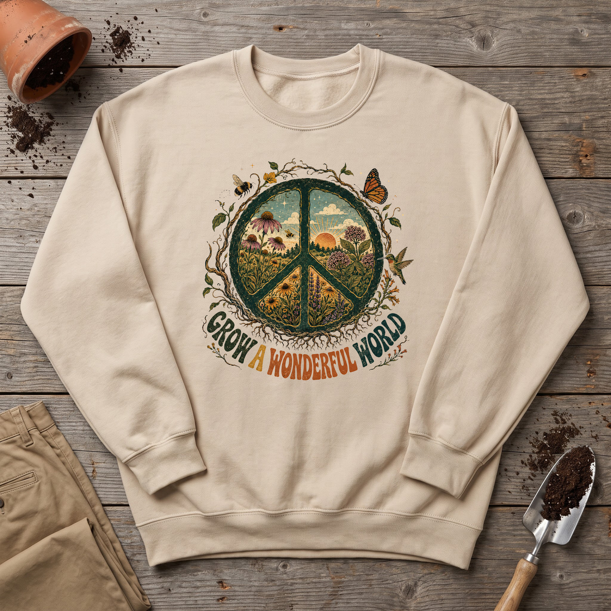 Grow A Wonderful World Sweatshirt