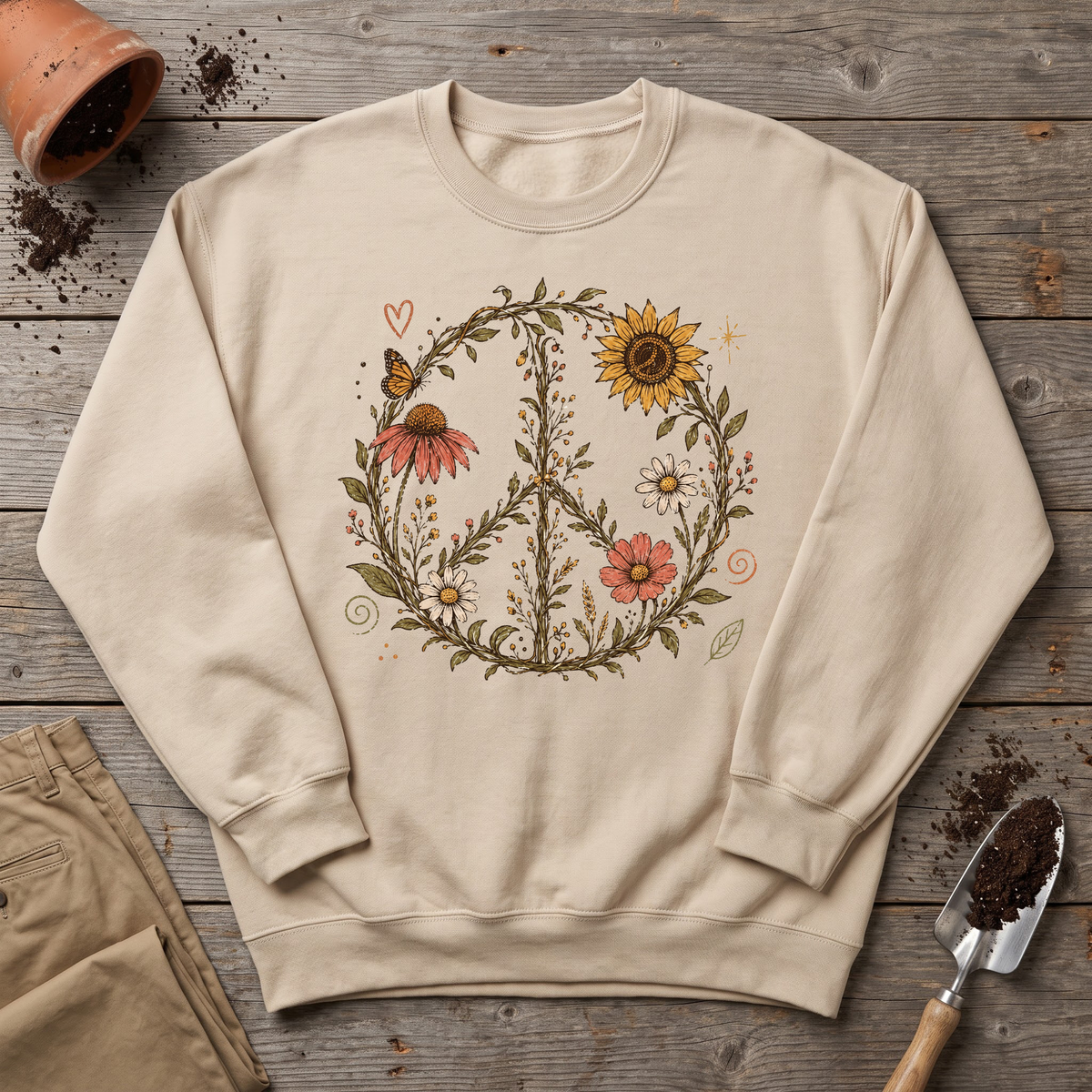 Wildflower Peace Sweatshirt