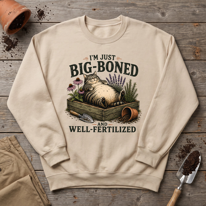 Well-Fertilized Garden Cat Sweatshirt
