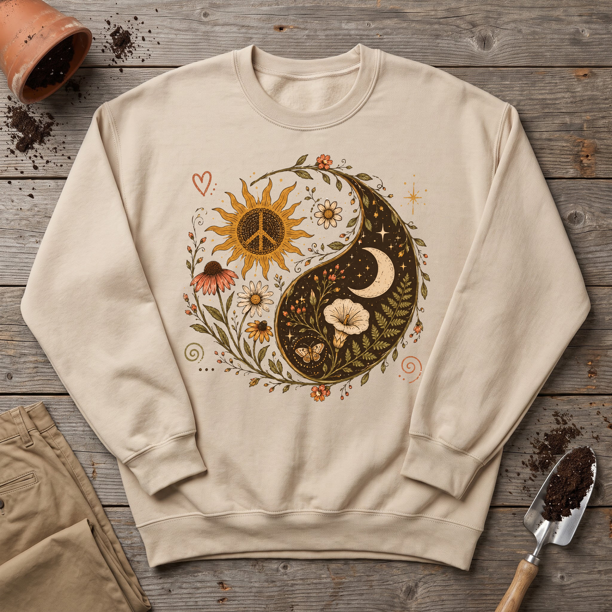 Botanical Sun & Moon Sweatshirt