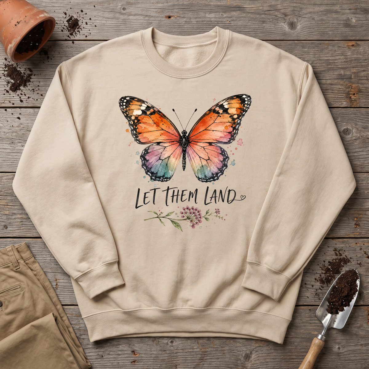 Let Them Land Sweatshirt