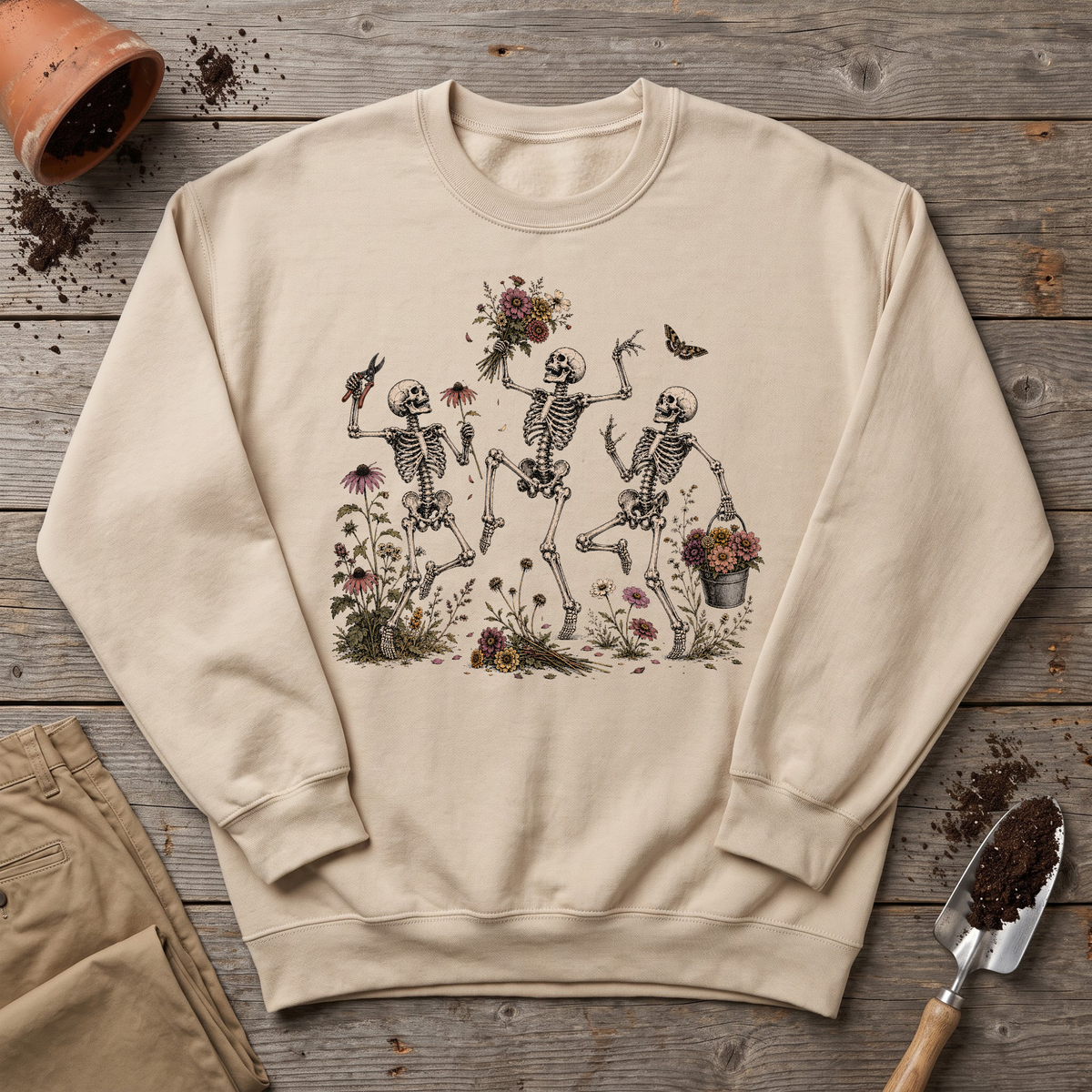 Skeleton Gardeners Sweatshirt