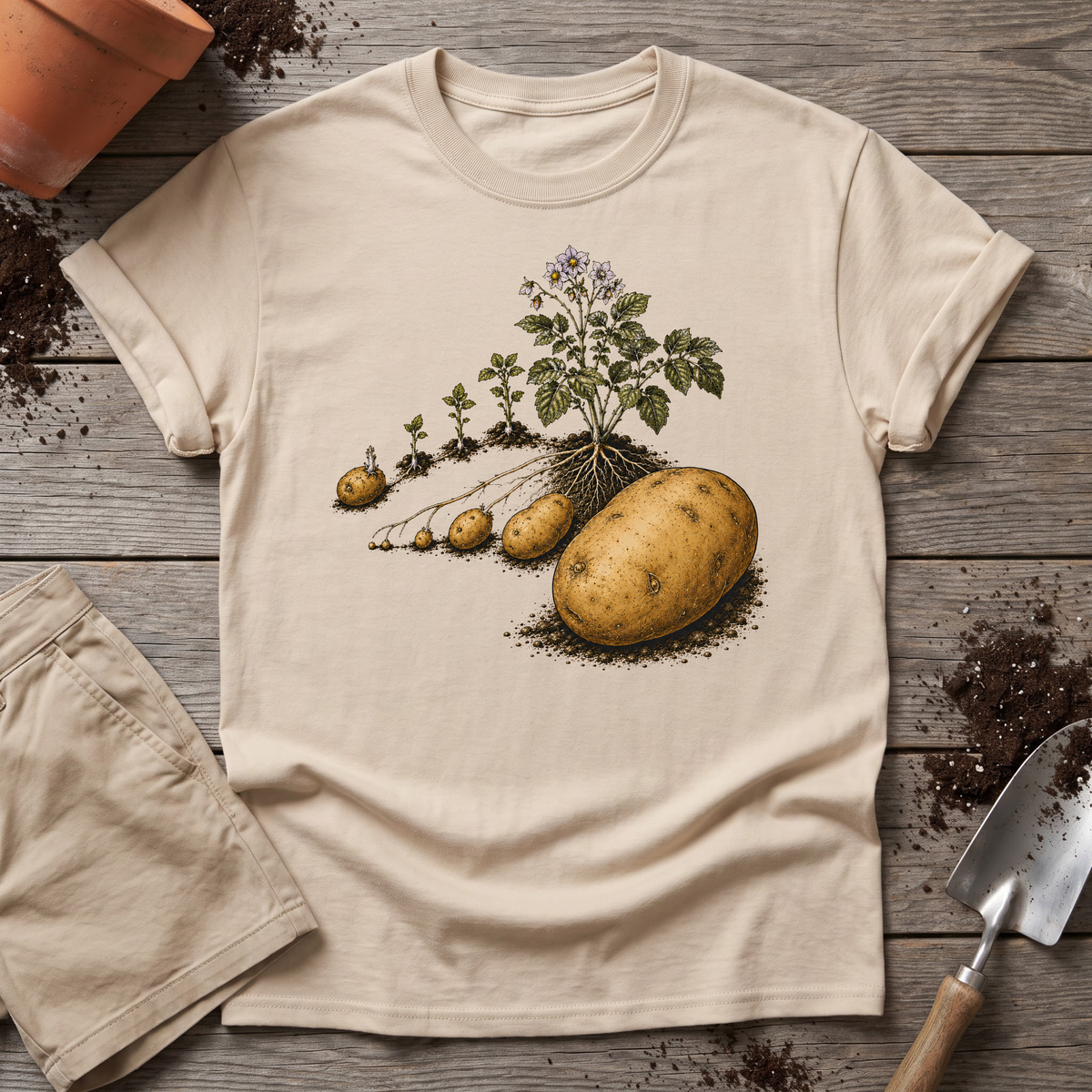 Potato Growing Cycle T-Shirt