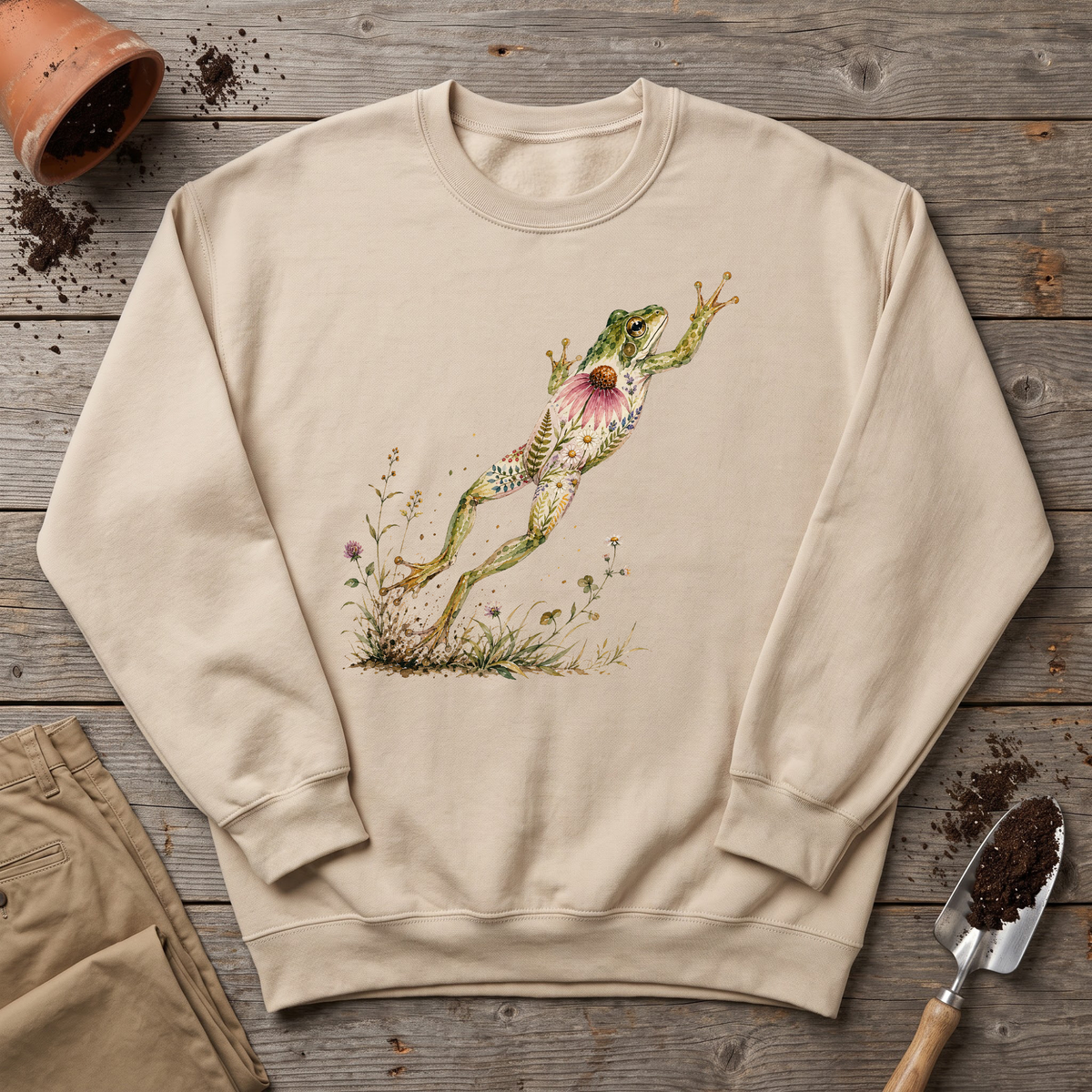 Wildflower Frog Sweatshirt