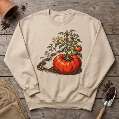 Tomato Growing Cycle Sweatshirt