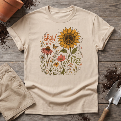 Grow Free Wildflowers T-Shirt