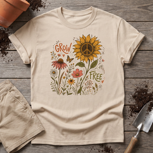 Grow Free Wildflowers T-Shirt