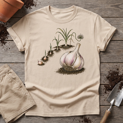Garlic Growing Cycle T-Shirt