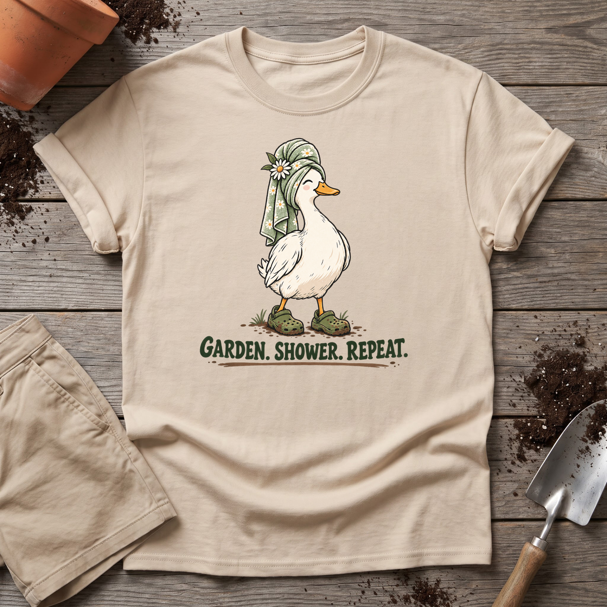 Garden Shower Repeat T-Shirt