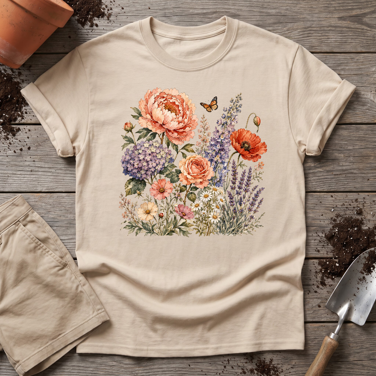 Vintage Garden Bouquet T-Shirt