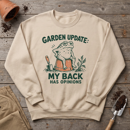 Gardening Back Pain Sweatshirt